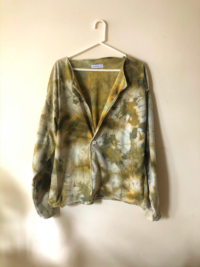 Green Dye Sweater
